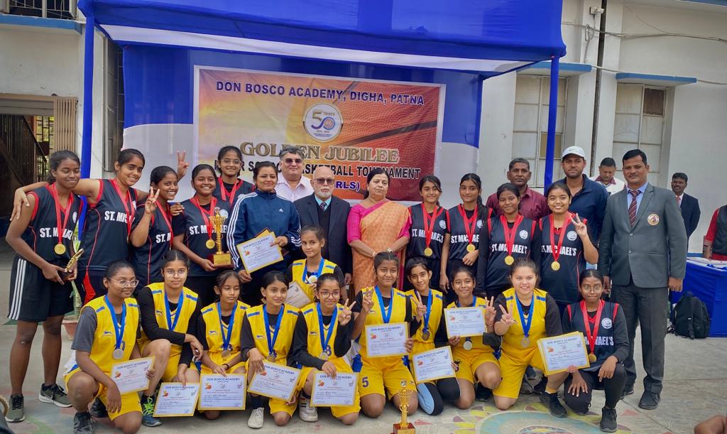 Golden Jubilee Basketball Tournament - Winners St. Michael's High School and Runners-Up Don Bosco Academy